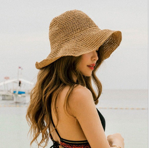 Summer Foldable Straw Beach Hat
