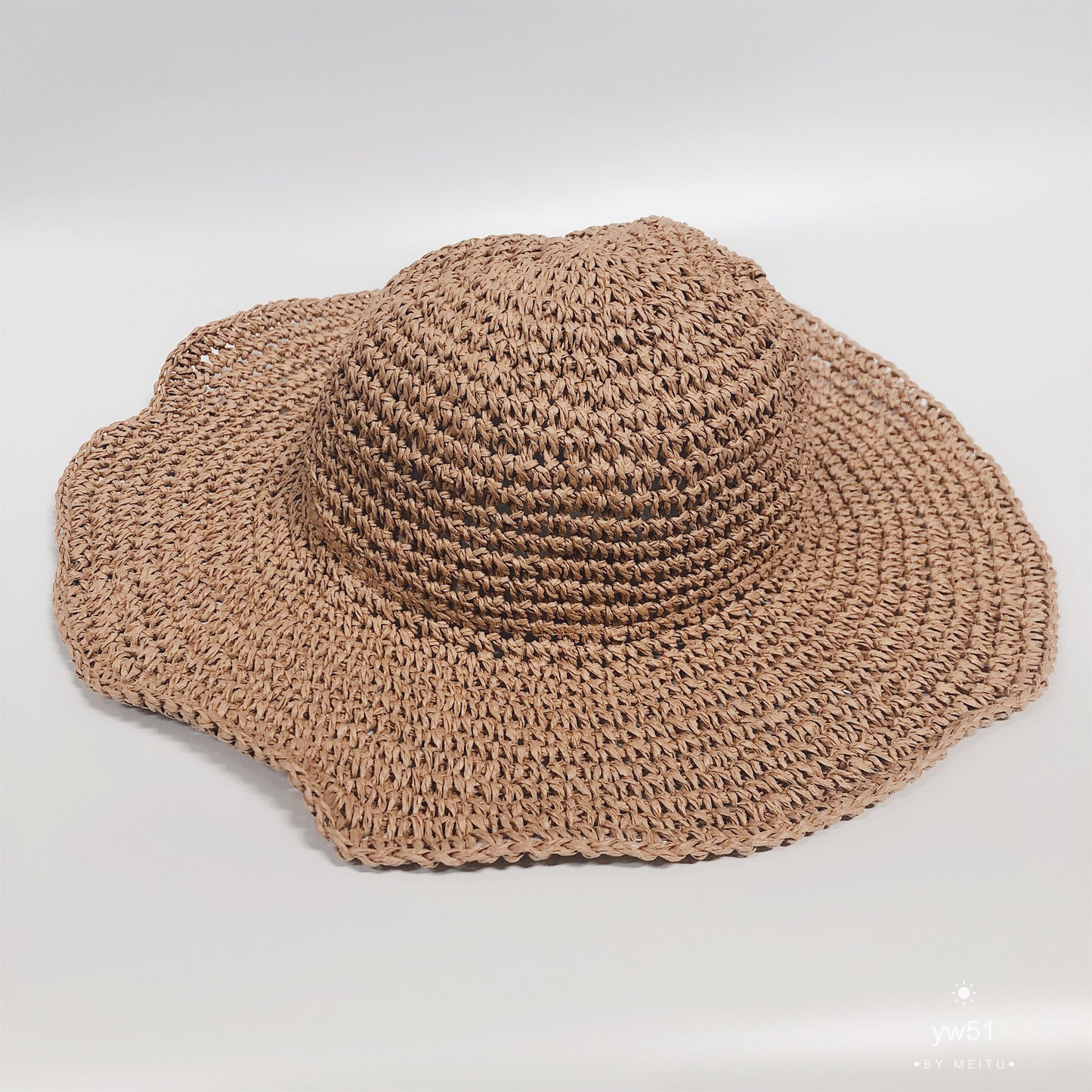 Summer Foldable Straw Beach Hat