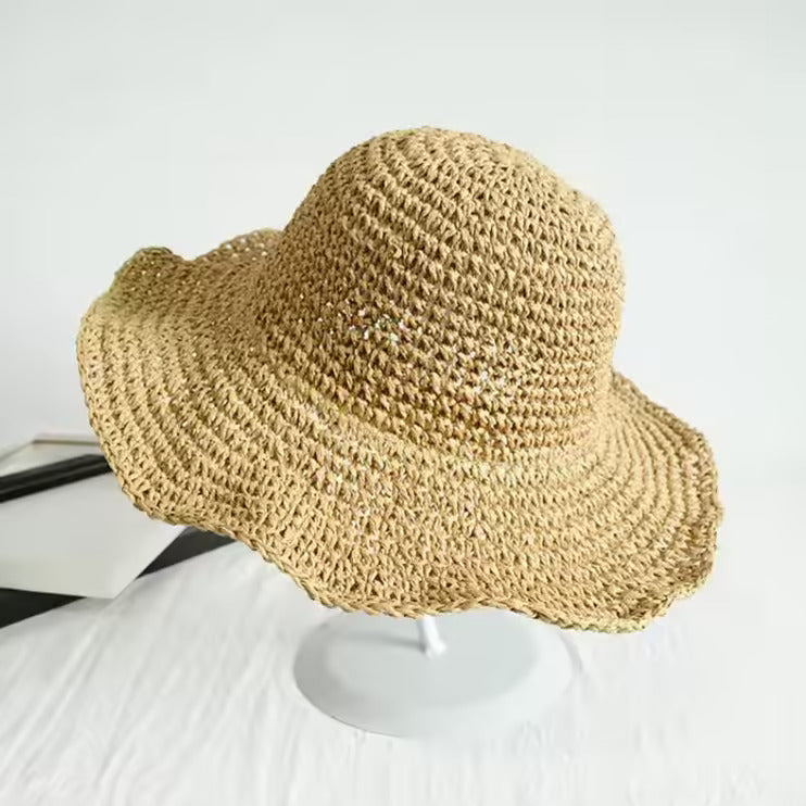 Summer Foldable Straw Beach Hat