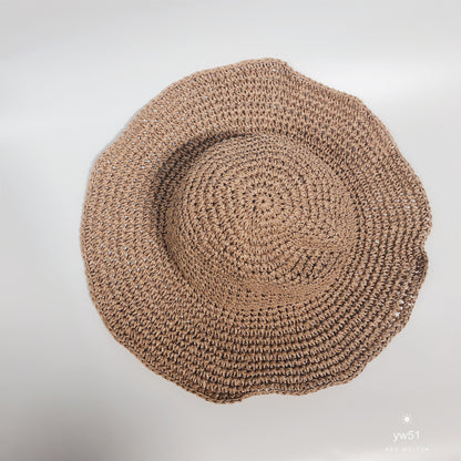 Summer Foldable Straw Beach Hat