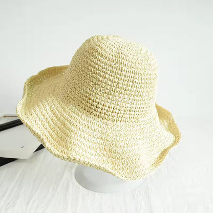 Summer Foldable Straw Beach Hat