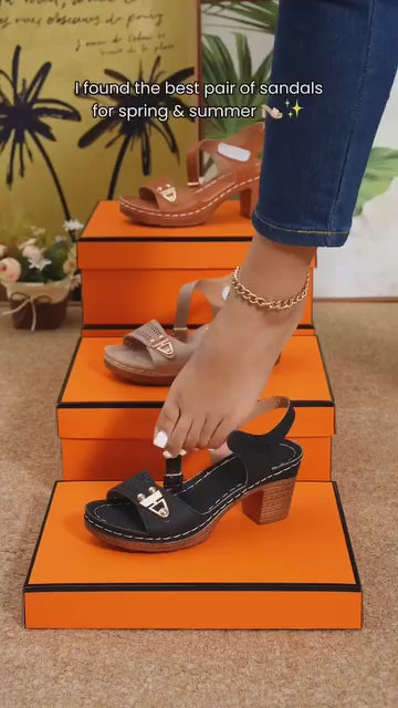 Elegant High Heel Sandals – Plus Size